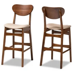 2pc Katya Wood Barstool Set - Baxton Studio 18 2pc Katya Wood Barstool Set - Baxton Studio -Outlet Baxton Studio Store GUEST 02364530 87f9 43aa a65f 4157f7a1ff4f