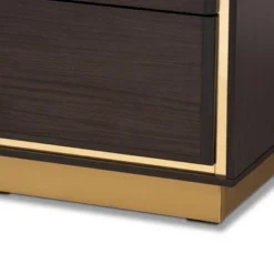 Cormac Wood And Metal 5 Drawer Storage Chest - Baxton Studio -Outlet Baxton Studio Store GUEST 02f43f54 b845 4080 9eeb e4c3ee9cee24