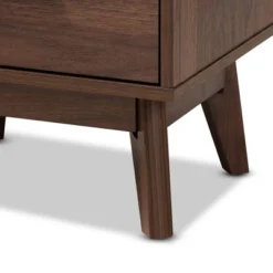 Lena Walnut Finished Wood Nightstand Brown - Baxton Studio -Outlet Baxton Studio Store GUEST 06609c4f 3c63 46be 9ee1 3e40f0ed8e9c