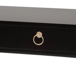 Beagan Wood And Metal 2 Drawer Console Table Black/Gold - Baxton Studio -Outlet Baxton Studio Store GUEST 0a49cd8f b210 4d82 bf3b 6f70e991d157