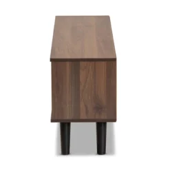 Mallory Two-Tone Wood TV Stand For TVs Up To 50" Gray/Walnut - Baxton Studio -Outlet Baxton Studio Store GUEST 0ab11dcd 2213 4d5a a2a9 ecfacf97ef14