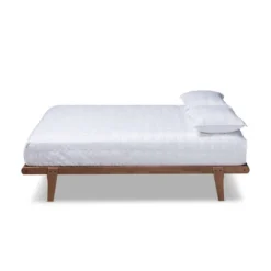 Kaia Finished Wood Platform Bed Frame - Baxton Studio -Outlet Baxton Studio Store GUEST 0ac19fed 630b 44c5 b4a5 945bd50beb86