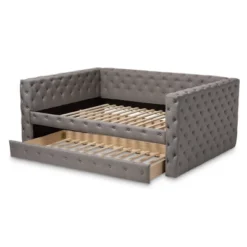 Anabella Daybed With Trundle - Baxton Studio 14 Anabella Daybed With Trundle - Baxton Studio -Outlet Baxton Studio Store GUEST 0d723ba6 c562 4875 956a e873eab8028e
