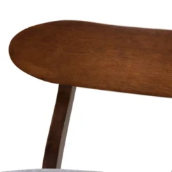 Ulyana Fabric And Wood Counter Stool - Baxton Studio -Outlet Baxton Studio Store GUEST 0d9c9067 1961 4fef 92c9 2da550e494b5