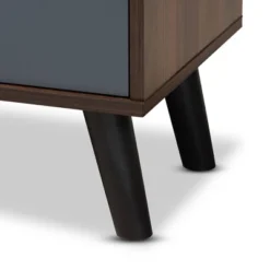 Clapton Multi Toned Wood TV Stand For TVs Up To 75" Gray/Brown - Baxton Studio -Outlet Baxton Studio Store GUEST 0ea88e6b 2a30 4824 b392 2fed5a9f5673