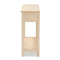 Sebille Wood With Natural Rattan 2 Drawer Console Table Light Brown - Baxton Studio -Outlet Baxton Studio Store GUEST 113b806d fd05 4001 8270 320920b0e5cb