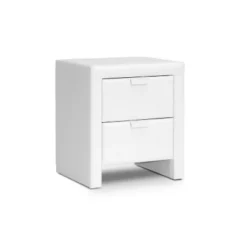 Frey Upholstered Modern Nightstand - Baxton Studio -Outlet Baxton Studio Store GUEST 117f63da 2d3a 4d15 b869 aa2375c209be