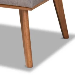 3pc Odessa Mid-Century Modern Fabric Upholstered Wood Dining Nook Set Walnut/Brown/Gray - Baxton Studio -Outlet Baxton Studio Store GUEST 1330deee c5b4 4163 b658 a951f20c56d1