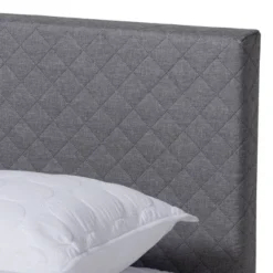 King Aneta Platform Bed Gray - Baxton Studio -Outlet Baxton Studio Store GUEST 143a56ab d9eb 48a2 b2b2 9435e3e26215