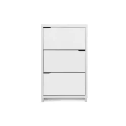 Simms 3 Drawer Modern Shoe Cabinet White - Baxton Studio 6 Simms 3 Drawer Modern Shoe Cabinet White - Baxton Studio -Outlet Baxton Studio Store GUEST 14a40994 94db 4c92 96ed 81f6dc072c5f