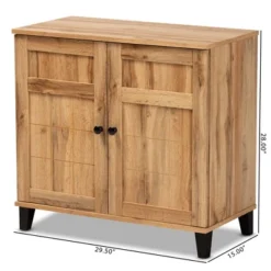 Glidden Wood 2 Door Shoe Storage Cabinet Oak Brown - Baxton Studio 21 Glidden Wood 2 Door Shoe Storage Cabinet Oak Brown - Baxton Studio -Outlet Baxton Studio Store GUEST 14a772a4 bbf8 4ecc 9302 b255594bb04c