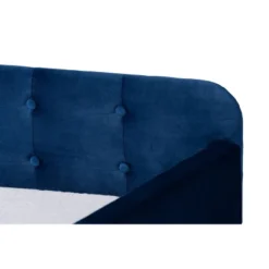 Jona Velvet Fabric Upholstered And Button Tufted Daybed With Trundle - Baxton Studio -Outlet Baxton Studio Store GUEST 152e4531 6fd1 4776 8927 9c79c44e4fdd