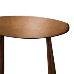 Set Of 2 Flora Mid-Century Modern Walnut Finished Wood Upholstered Barstools Black - Baxton Studio -Outlet Baxton Studio Store GUEST 1542d778 8430 402a b1dd 08f84a4582dc