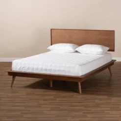 King Karine Finished Wood Platform Bed Brown - Baxton Studio 10 King Karine Finished Wood Platform Bed Brown - Baxton Studio -Outlet Baxton Studio Store GUEST 15ca3d02 d5fa 4fd7 90be a4dfa0feda29