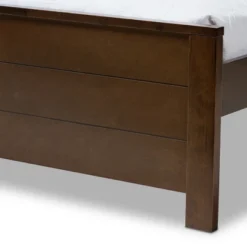 Catalina Modern Classic Mission Style Finished Wood Platform Bed - Baxton Studio -Outlet Baxton Studio Store GUEST 15d495c3 9f60 4912 9cc9 a0c57dc0f2e4