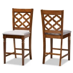 2pc Ramiro Wood Counter Height Barstools - Baxton Studio 15 2pc Ramiro Wood Counter Height Barstools - Baxton Studio -Outlet Baxton Studio Store GUEST 15ecf437 87c0 45c7 8d0a 8905718285e5