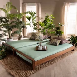 King Klara Wood Expandable Bed Frame Walnut - Baxton Studio 14 King Klara Wood Expandable Bed Frame Walnut - Baxton Studio -Outlet Baxton Studio Store GUEST 16769fd1 d799 4add 8157 892946213c72