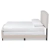 Morgan Fabric Upholstered Panel Bed - Baxton Studio