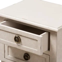 Lenore Country Cottage Farmhouse 2 Drawer Nightstand White - Baxton Studio 13 Lenore Country Cottage Farmhouse 2 Drawer Nightstand White - Baxton Studio -Outlet Baxton Studio Store GUEST 16c99834 e95c 498e 8d80 dcddf9d924af