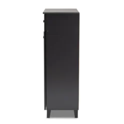 Shelf Wood Shoe Storage Cabinet With Drawer Glidden Finished Black - Baxton Studio -Outlet Baxton Studio Store GUEST 17e57c34 f5c3 4237 a581 18846d71ad4c