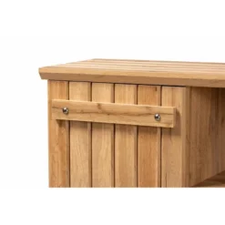 1 Door Eren Farmhouse Natural Wood Shoe Cabinet Brown - Baxton Studio -Outlet Baxton Studio Store GUEST 187b549d 2e0f 42e6 aa77 2742cf00eb73