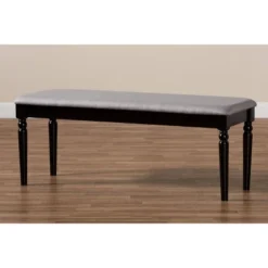 Giovanni Fabric Upholstered And Wood Dining Bench - Baxton Studio -Outlet Baxton Studio Store GUEST 18c80b8e c297 44f6 9348 107c70702f0d