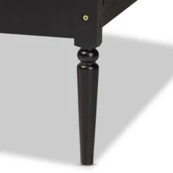 Twin Hancock Wood And Synthetic Rattan Daybed Charcoal - Baxton Studio -Outlet Baxton Studio Store GUEST 196b7e10 eb09 4feb 8421 95064d315dd6