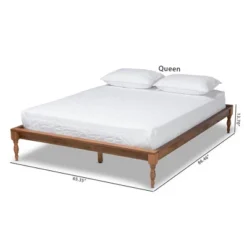 Romy Wood Bed Frame Ash Walnut - Baxton Studio -Outlet Baxton Studio Store GUEST 1a3b1e39 0736 4859 9226 cb84ca5e05c1