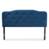 Gregory Velvet Fabric Upholstered Headboard - Baxton Studio