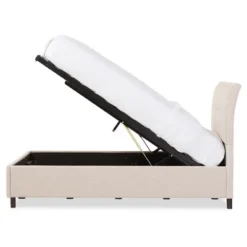 Queen Lea Modern And Contemporary Mix - Linen Storage Platform Bed - Baxton Studio -Outlet Baxton Studio Store GUEST 1cc3bffc 0af6 49cb 8411 d67dff09380a