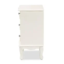 Callen Wood 3 Drawer Nightstand White - Baxton Studio 12 Callen Wood 3 Drawer Nightstand White - Baxton Studio -Outlet Baxton Studio Store GUEST 1e5e07d6 137a 4bda a3ce dab358b3047f