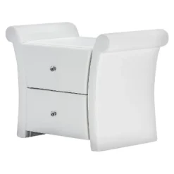 Victoria 2 Storage Drawer Nightstand - Baxton Studio -Outlet Baxton Studio Store GUEST 1ea5f0d0 96d6 4486 9237 a15a57a98da0
