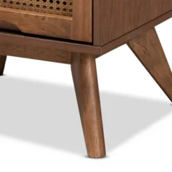 Barrett Wood And Synthetic Rattan 2 Drawer Nightstand Walnut Brown - Baxton Studio 14 Barrett Wood And Synthetic Rattan 2 Drawer Nightstand Walnut Brown - Baxton Studio -Outlet Baxton Studio Store GUEST 1ef59642 62c6 45df 94ba 2a5434b9fa08