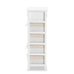 Madelia Wood 1 Drawer Storage Unit White - Baxton Studio -Outlet Baxton Studio Store GUEST 204efb4f 6afe 4fd0 a8b1 29e22568a7d8