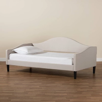 Full Milligan Upholstered Wood Daybed - Baxton Studio 8 Full Milligan Upholstered Wood Daybed - Baxton Studio - Image 8