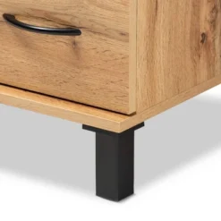 Maison Wood 5 Drawer Storage Chest Oak Brown - Baxton Studio -Outlet Baxton Studio Store GUEST 2160dddb 0a31 4c42 974c 7d712d28ded6