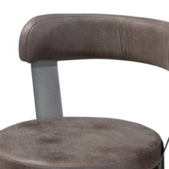 Set Of 2 Arcene Antique Faux Leather Swivel Barstools Gray/Black - Baxton Studio -Outlet Baxton Studio Store GUEST 21d3b9ac c4d8 4547 8579 3aeb89586e22