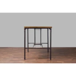 Vintner Pub Counter Height Dining Set Black/Brown - Baxton Studio -Outlet Baxton Studio Store GUEST 227a7539 7ce5 47b9 a360 78f3740b5d86