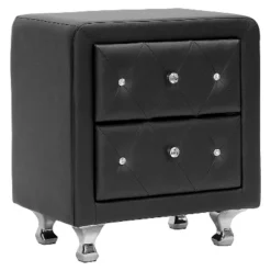 Stella Crystal Modern Nightstand - Baxton Studio -Outlet Baxton Studio Store GUEST 2391c101 2661 4e6c 9652 287cab0017dd