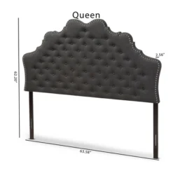 Hilda Modern And Contemporary Fabric Headboard Dark Gray - Baxton Studio -Outlet Baxton Studio Store GUEST 23a88441 c00f 41c9 9c05 99b215d0629e