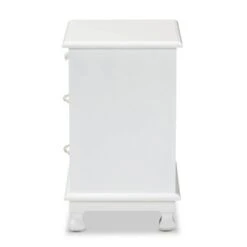 Layton Wood 3 Drawer Nightstand White - Baxton Studio -Outlet Baxton Studio Store GUEST 23c13d1f cbb1 471e 8c0a 024d875d6c94