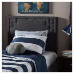 Geneva Modern And Contemporary Fabric Upholstered Headboard - Twin - Baxton Studio 7 Geneva Modern And Contemporary Fabric Upholstered Headboard - Twin - Baxton Studio -Outlet Baxton Studio Store GUEST 23eb2746 5fd7 4fda bbe5 e053a00890f8