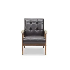 Mid-Century Masterpieces Club Chair Brown - Baxton Studio -Outlet Baxton Studio Store GUEST 24b5d908 bc3e 4b35 b4d5 90731b170205