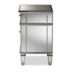 Sussie Hollywood Regency Glamour Style Mirrored 2 - Drawer Nightstand - Baxton Studio -Outlet Baxton Studio Store GUEST 24b7e8b9 42a3 4fc4 a3f1 0f3aade951da