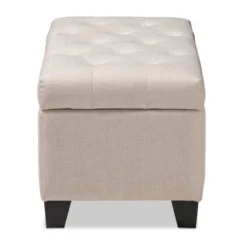 Michaela Modern And Contemporary Fabric Upholstered Storage Ottoman - Baxton Studio -Outlet Baxton Studio Store GUEST 2558d4a1 ceba 407b 89a3 8a8c69b9df6d