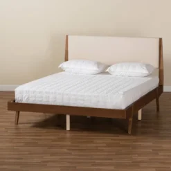 Senna Wood Platform Bed - Baxton Studio -Outlet Baxton Studio Store GUEST 26112ca2 f440 4616 a6df 31add58c54e0