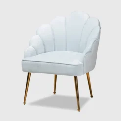 Cinzia Velvet Upholstered Seashell Shaped Accent Chair - Baxton Studio 18 Cinzia Velvet Upholstered Seashell Shaped Accent Chair - Baxton Studio -Outlet Baxton Studio Store GUEST 261837d8 049d 4ed9 8f85 89d1743ae976