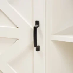 Nadia Wood And Metal 2 Door Sideboard Buffet White/Black - Baxton Studio -Outlet Baxton Studio Store GUEST 264cd2eb 6a8a 4a20 b377 a274549e5eb6