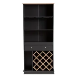 Baxton Studio Mattia And Oak Finished Wood Wine Cabinet Gray/Brown - BaxtonStudio 14 Baxton Studio Mattia And Oak Finished Wood Wine Cabinet Gray/Brown - BaxtonStudio -Outlet Baxton Studio Store GUEST 2662d0e5 9ed6 47b0 99f5 57d236edf8d7