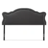 Queen Avery Modern And Contemporary Fabric Headboard Dark Gray - Baxton Studio